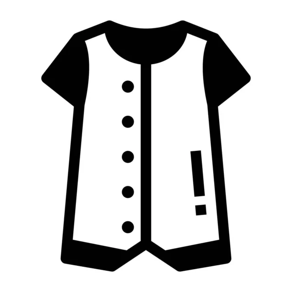 Ícone Vestido Ilustração Simples Logotipo Vetor Roupas —  Vetores de Stock