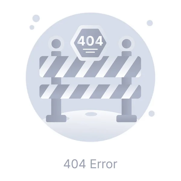 404 Fehlervektorsymbole Für Webdesign — Stockvektor