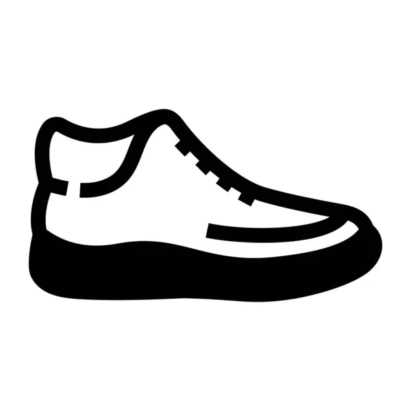 Zapato Icono Web Ilustración Simple — Vector de stock