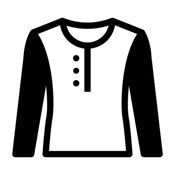 Модна Куртка Векторна Іконка — стоковий вектор