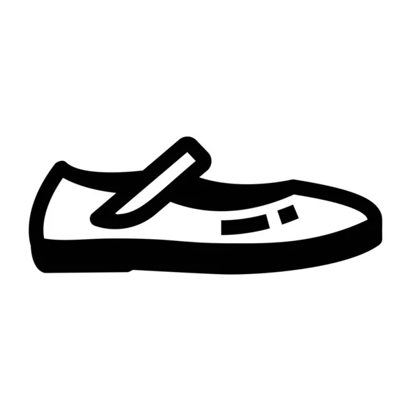 Schuh Web Symbol Einfache Illustration — Stockvektor