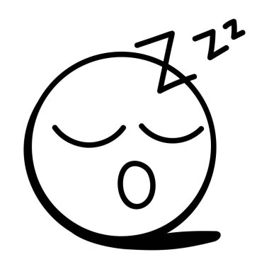 yüz ifadesi simge vektör illüstrasyon tasarımı