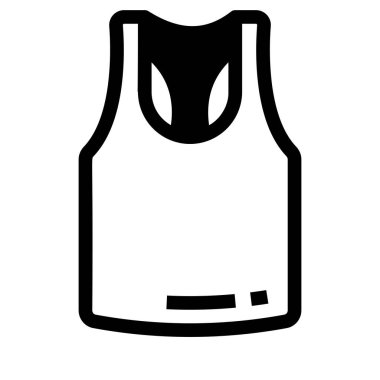 Yelek. Web simgesi basit illüstrasyon