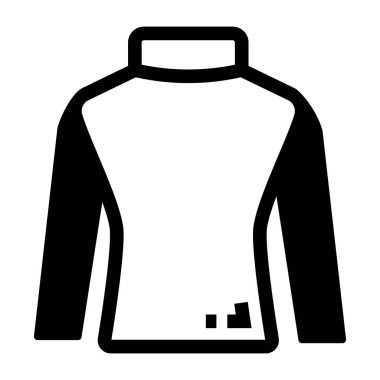 Gömlek. Web simgesi basit illüstrasyon