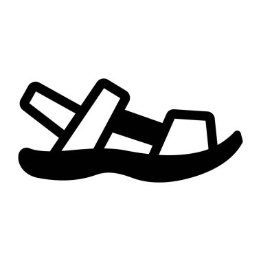 Ayakkabı. Web simgesi basit illüstrasyon