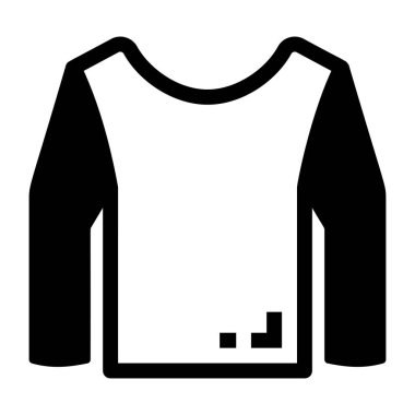 Gömlek. Web simgesi basit illüstrasyon