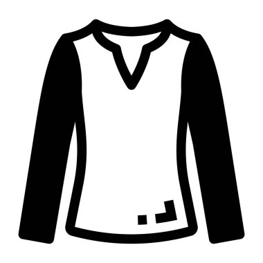 Gömlek. Web simgesi basit illüstrasyon