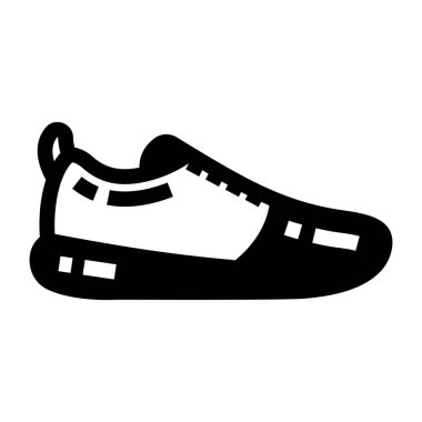 Spor ayakkabı. Web simgesi basit illüstrasyon