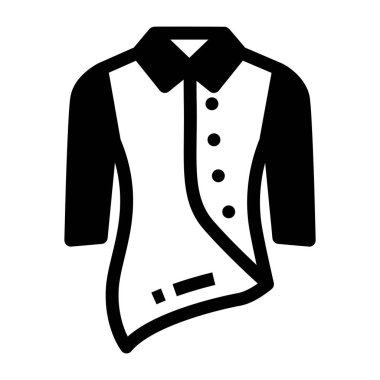 Gömlek. Web simgesi basit illüstrasyon