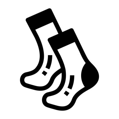 Çorap. Web simgesi basit illüstrasyon