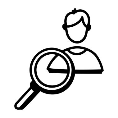 İş dünyası simgesi. vektör illüstrasyonu