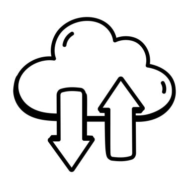 Bulut hesaplama. Web simgesi