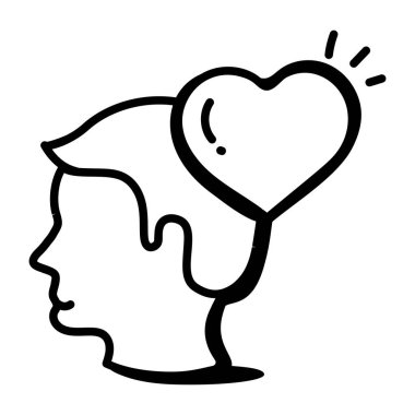 aşk vektör illüstrasyon tasarımı