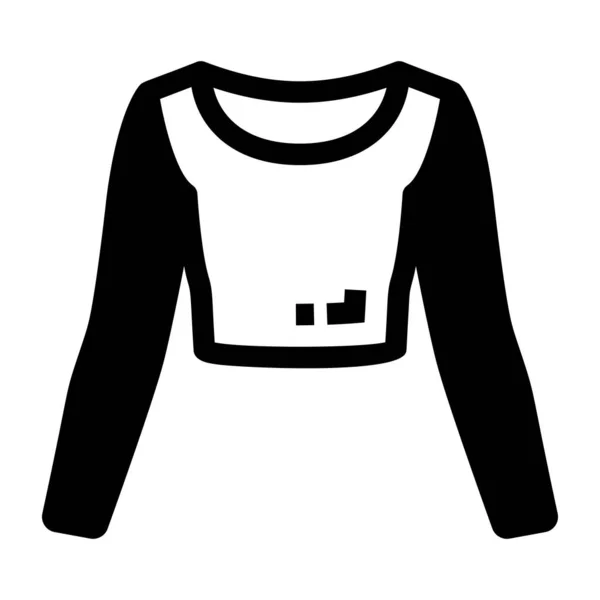 Camisa Icono Web Ilustración Simple — Vector de stock