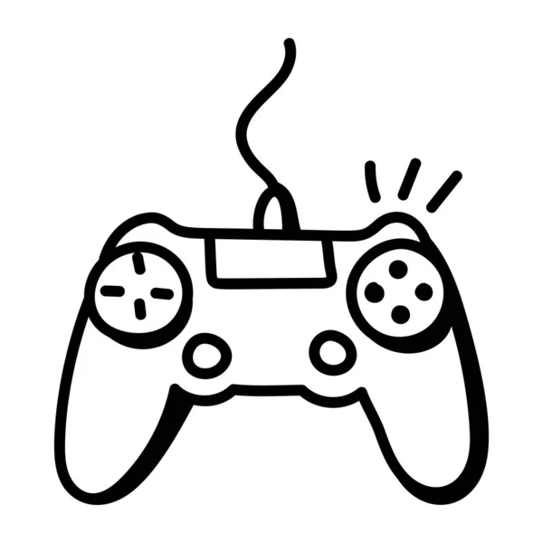 Joystick Web Icoon Eenvoudige Illustratie — Stockvector