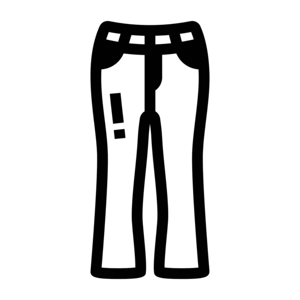 Hosen Web Symbol Einfache Illustration — Stockvektor