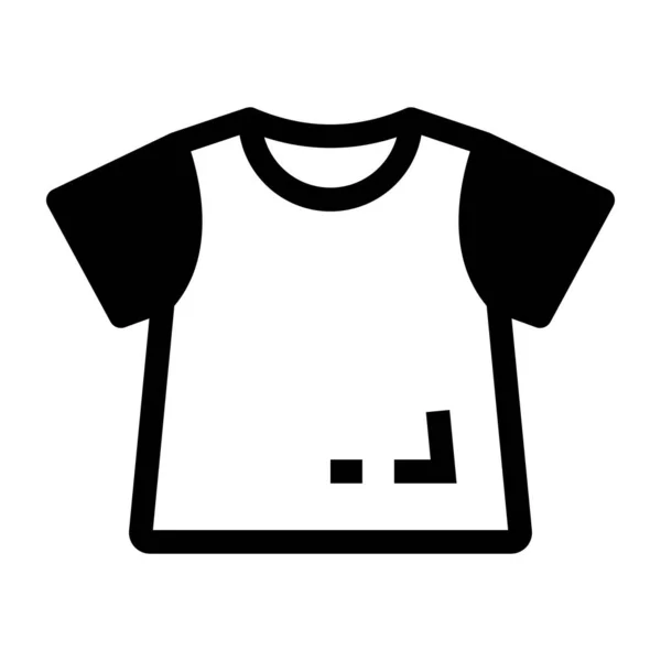 Camiseta Ropa Camiseta Ropa Tela Ropa Material Icono Ilustración Vectores — Vector de stock