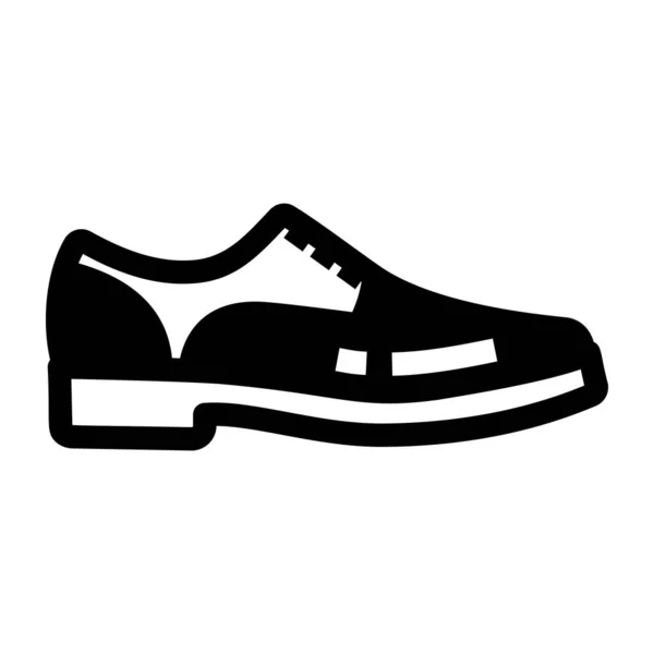 Icono Del Zapato Vector Ilustración — Vector de stock