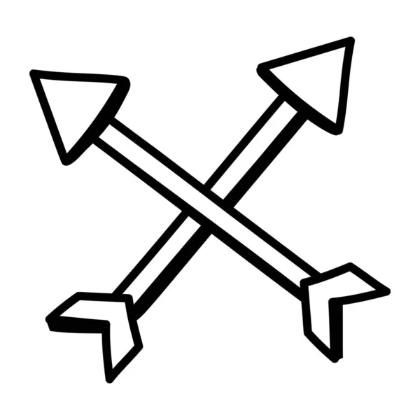 Pfeil Symbol Vektor Illustration — Stockvektor