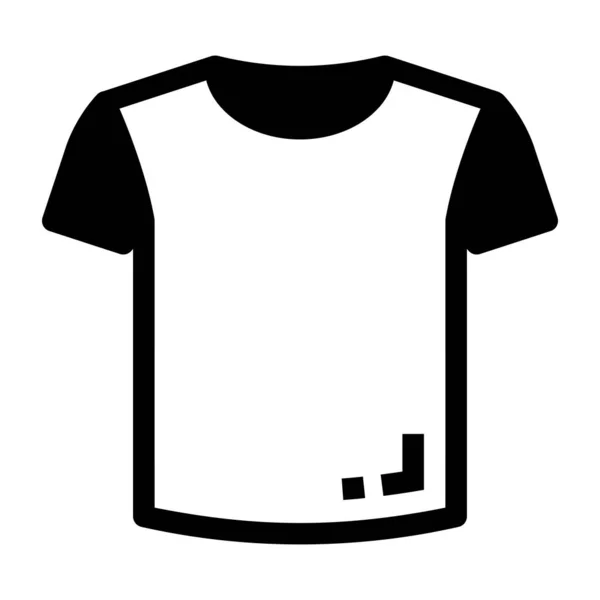 Tričko Oblečení Tričko Oblečení Látka Oblečení Materiál Ikona Vektorová Ilustrace — Stockový vektor