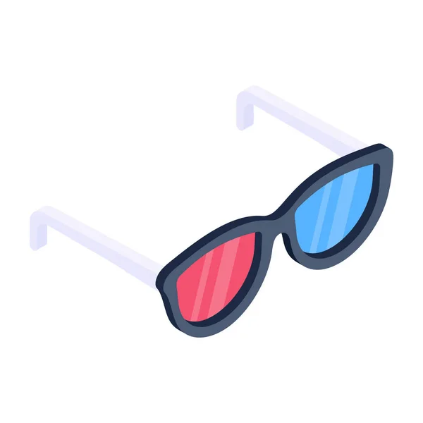 Icône Lunettes Soleil Illustration Vectorielle — Image vectorielle