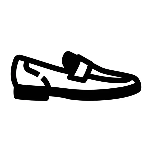 Cipők Web Ikon Egyszerű Illusztráció — Stock Vector