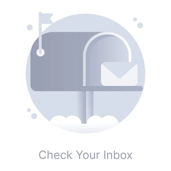 Design Ilustração Vetorial Mensagem Mail —  Vetores de Stock