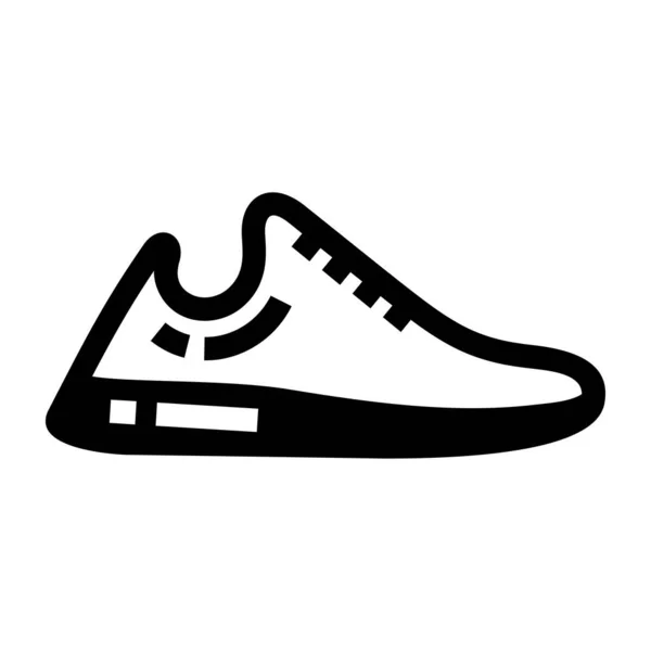 Zapatillas Icono Web Ilustración Simple — Vector de stock