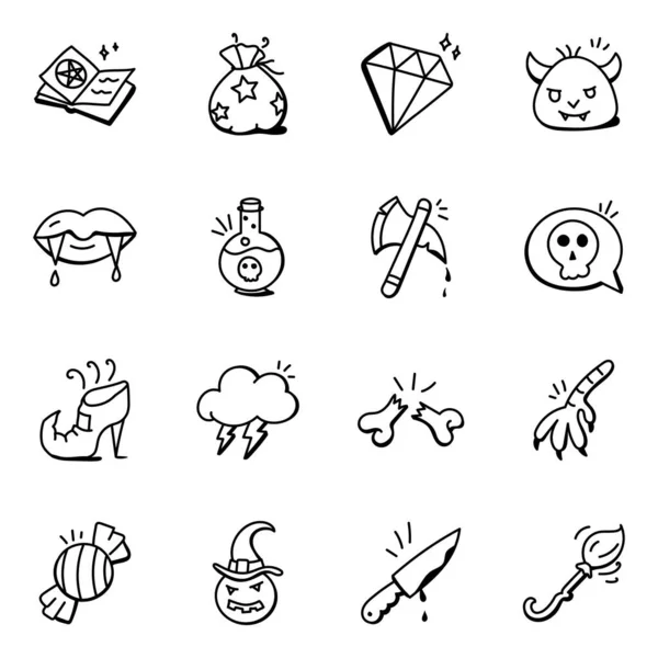 Set Vectorpictogrammen Voor Webdesign — Stockvector