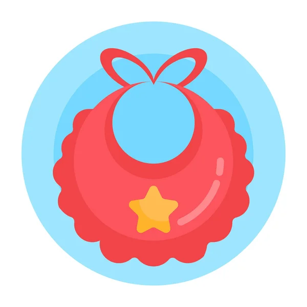 Baby Apron Icon Vector Illustration — Vetor de Stock