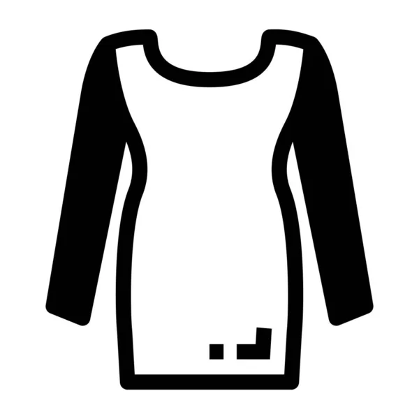 Camisa Icono Web Ilustración Simple — Vector de stock