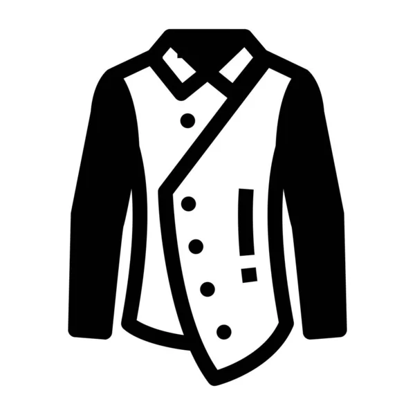 Chaqueta Icono Web Ilustración Simple — Archivo Imágenes Vectoriales