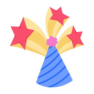 Parti şapkası çıkartması.