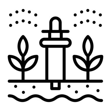 Sulamanın büyüleyici bir çizgi simgesi