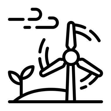 Yel değirmenlerinin inanılmaz doğrusal simgesi