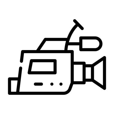 Kamera için satır simgesi kullanmaya hazır