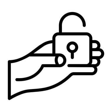 Kilit çizgisi vektörü indirmesi