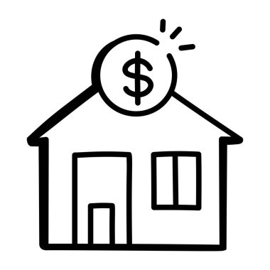 Ev kredisinin karalama simgesini al.