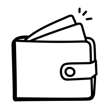 Cüzdanın kişiselleştirilebilir satır simgesi