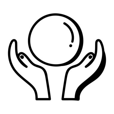 El yapımı bir fal ikonu.