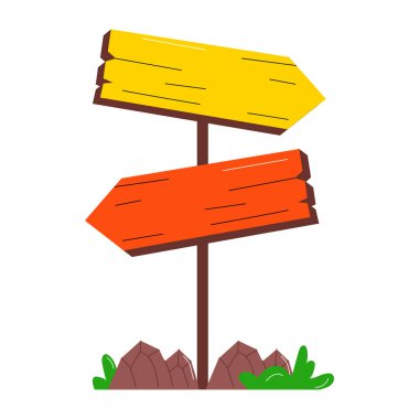 İz işareti gösteren düz bir çizim