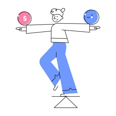 İstikrar tasvir eden bir çizim biçimi çizimi