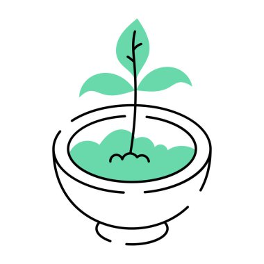 A hand drawn style illustration showing herb