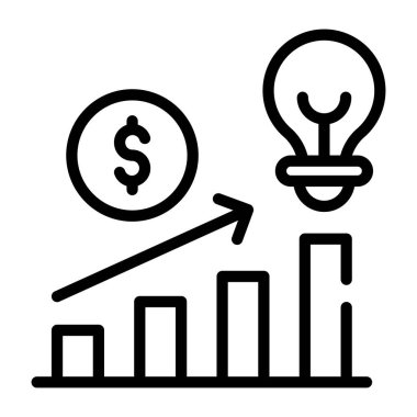 Finansal fikrin trend doğrusal vektörü
