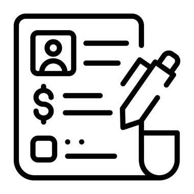 Çalışan raporunun moda simgesi