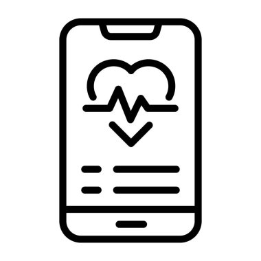 Fitness uygulamasının doğrusal simgesine bak