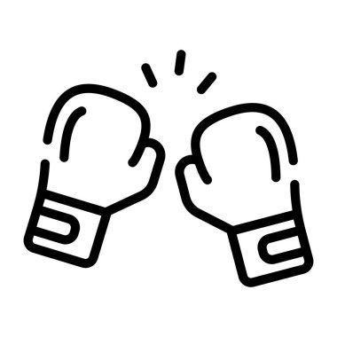 Get your hands on this boxing gloves line icon