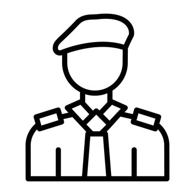 Yıldız kask ile bir ordu asker