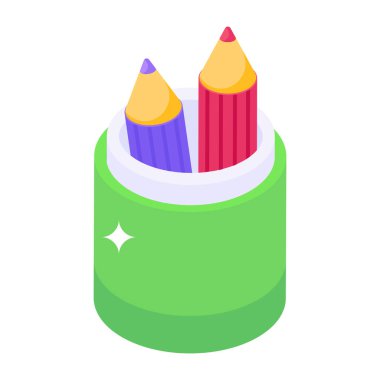 Kalem tutucunun 3d simgesini indir