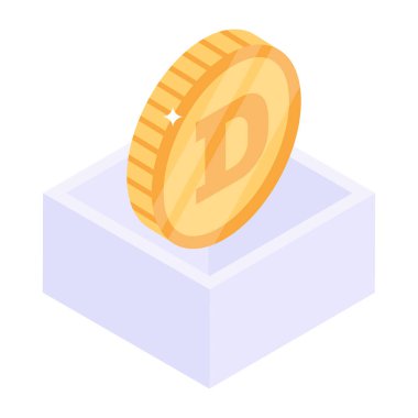 Bu bitcoin sunucusuna bir göz atın izometrik simge